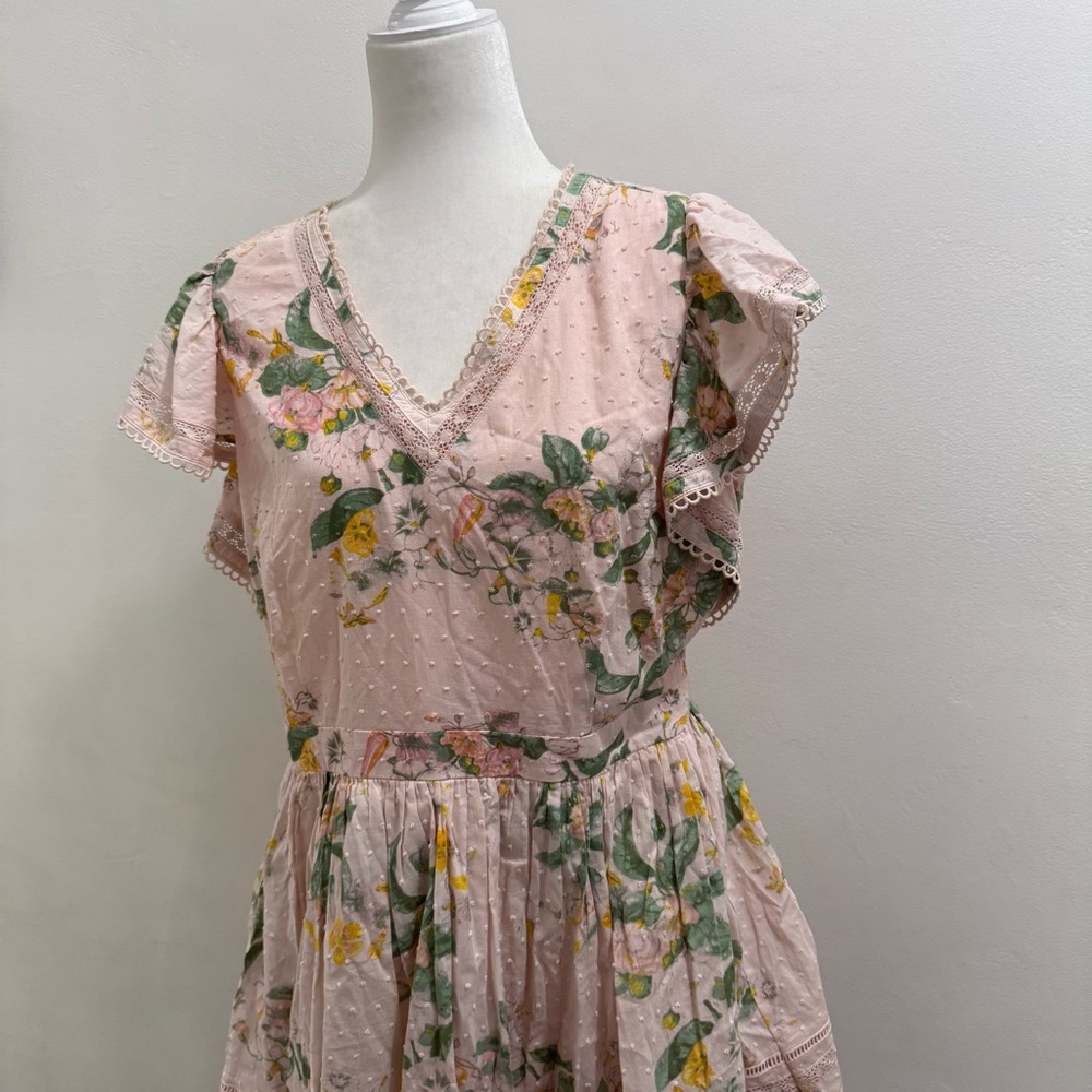 Rachel Parcell Floral Tiered Dress Nordstrom Exclusive Size Large EUC - Picture 4 of 7